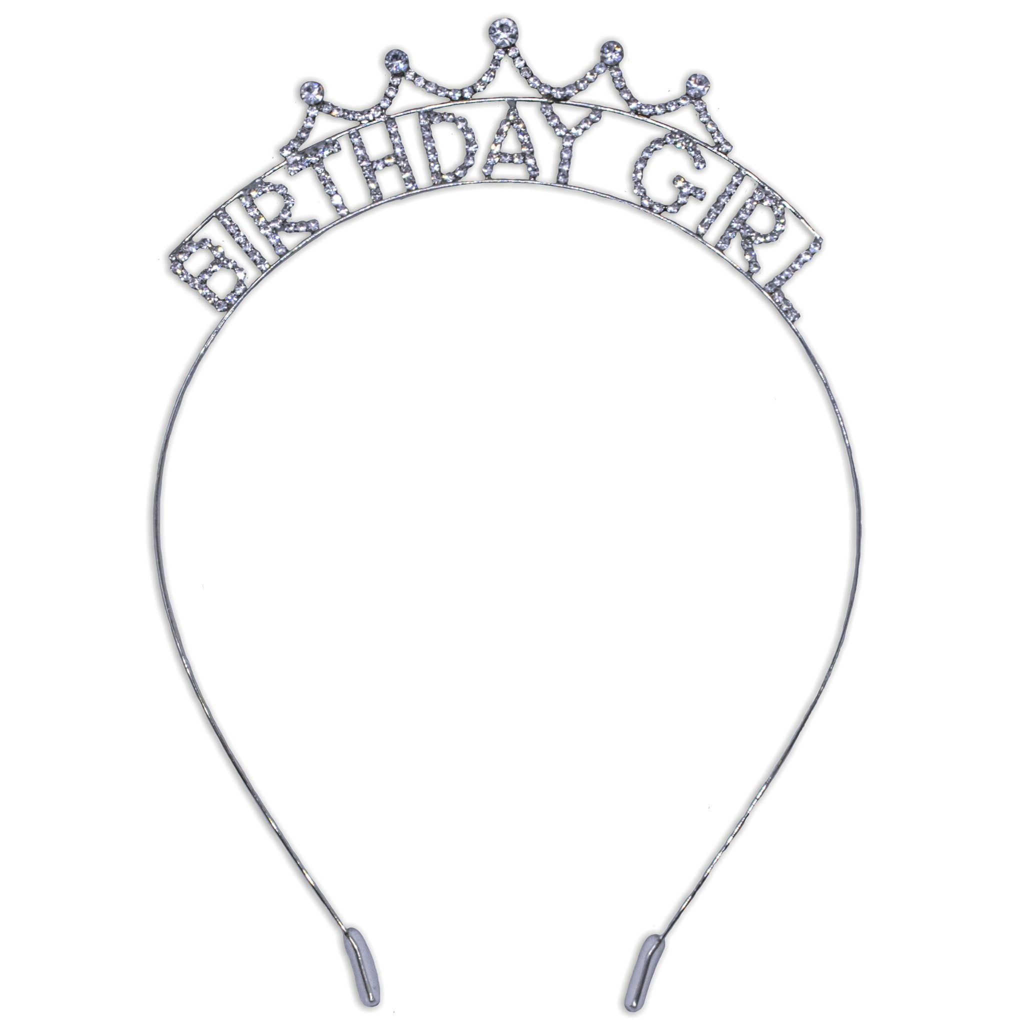 Birthday Girl Rhinestone Crown Headband - FROG SAC