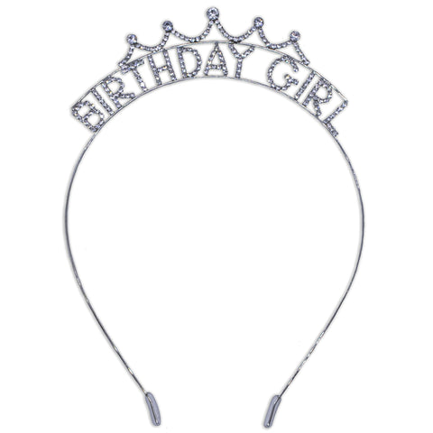Birthday Girl Rhinestone Crown Headband - FROG SAC