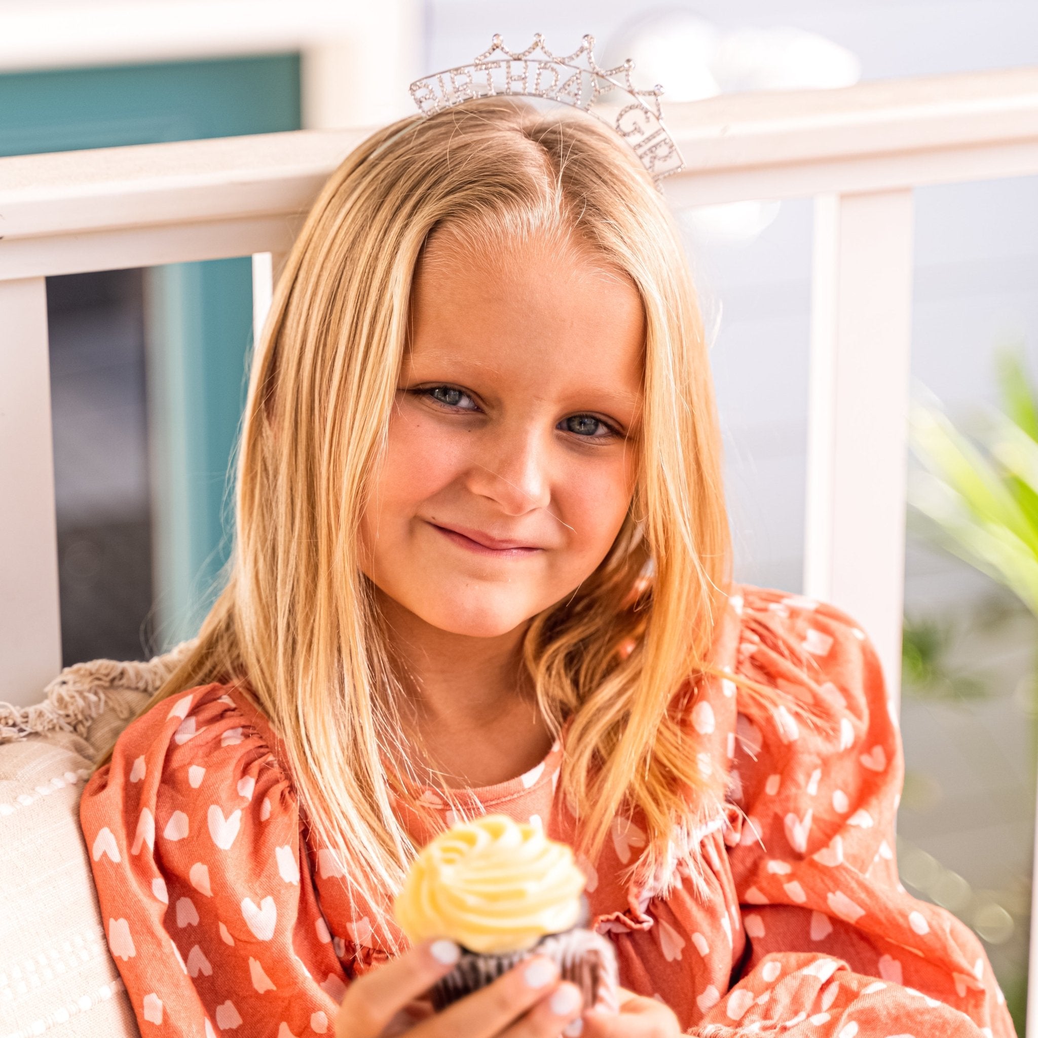 Birthday Girl Rhinestone Crown Headband - FROG SAC