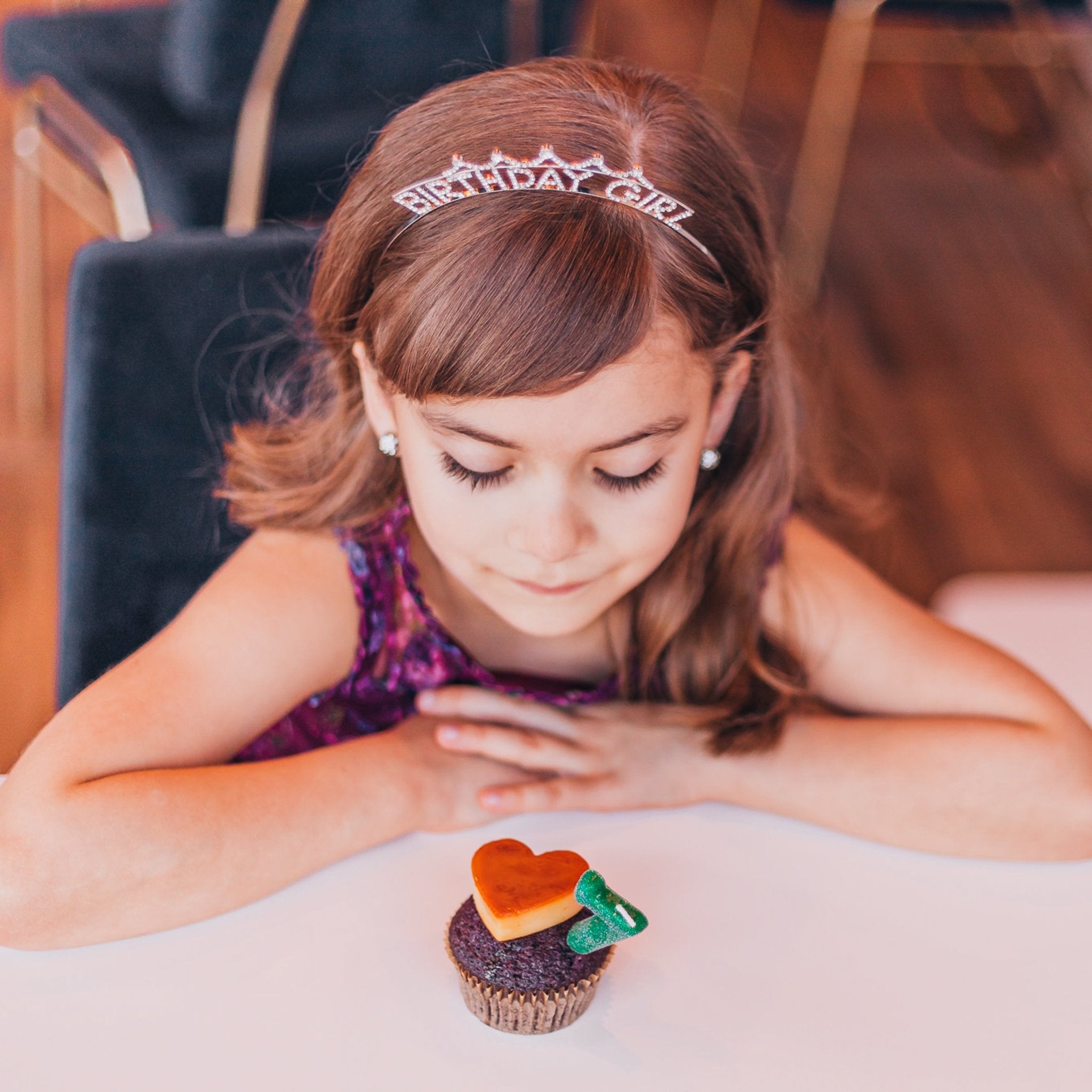 Birthday Girl Rhinestone Tiara Headband - FROG SAC
