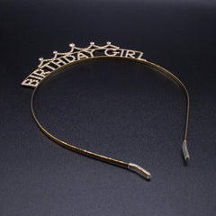Birthday Girl Rhinestone Tiara Headband - FROG SAC