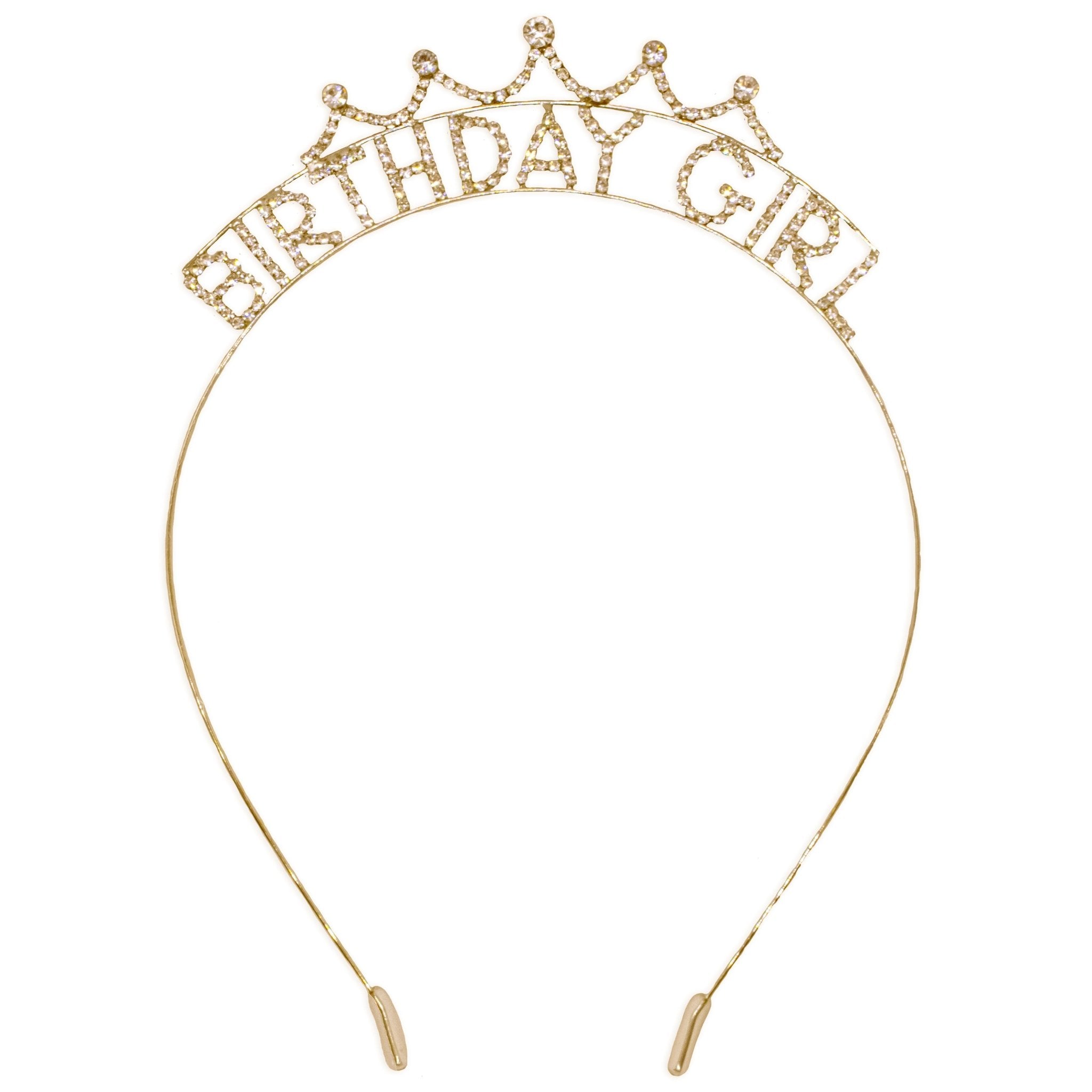 Birthday Girl Rhinestone Tiara Headband - FROG SAC