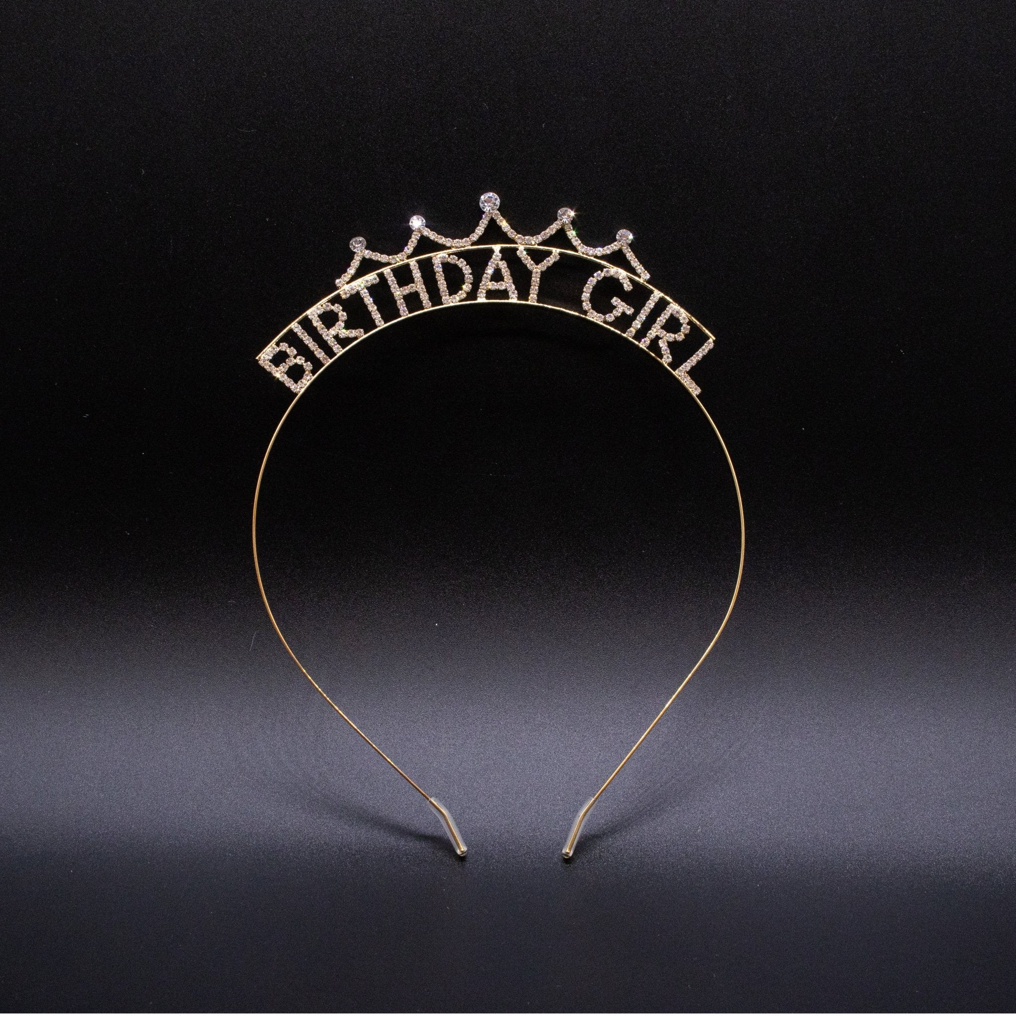 Birthday Girl Rhinestone Tiara Headband - FROG SAC