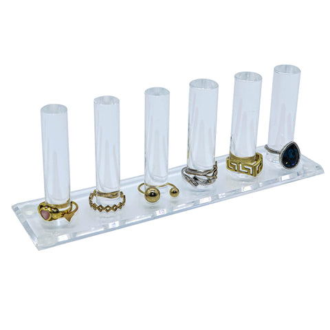 Clear Acrylic Ring Holder Organizer for Jewelry - FROG SAC