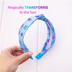 Color-Changing UV Ink Knot Headband - FROG SAC