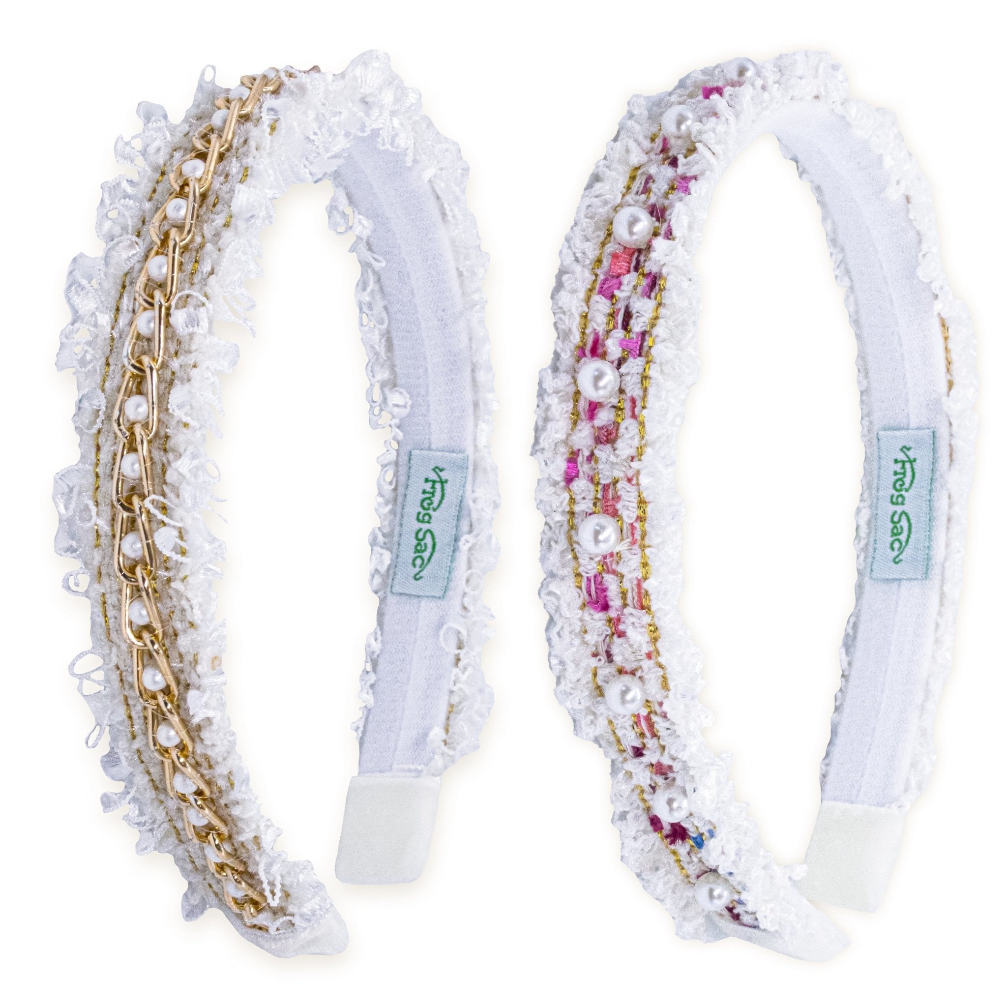 Confetti Pearl Headbands - 2 Pack - FROG SAC