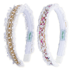 Confetti Pearl Headbands - 2 Pack - FROG SAC