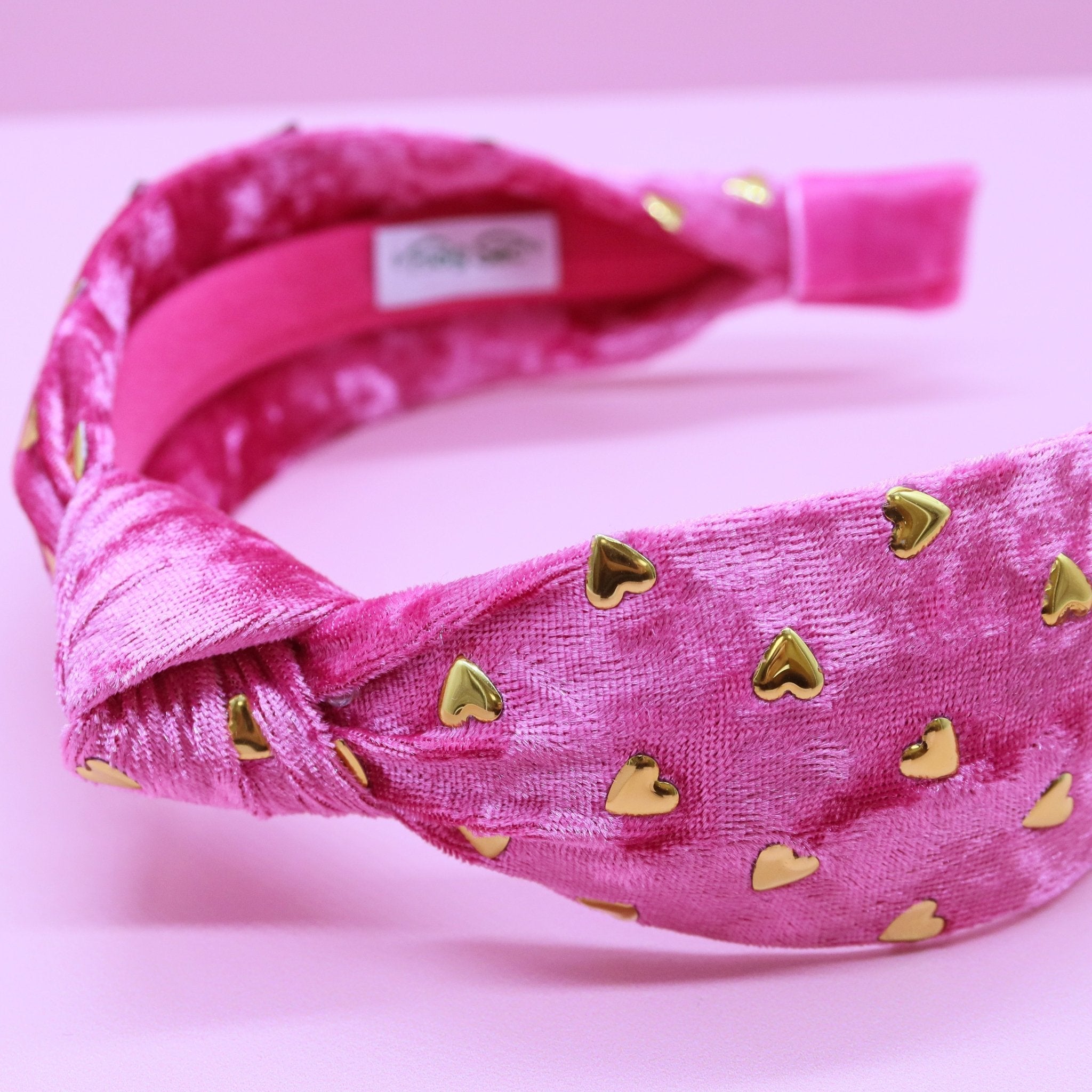 Gold Studded Heart Headband - FROG SAC