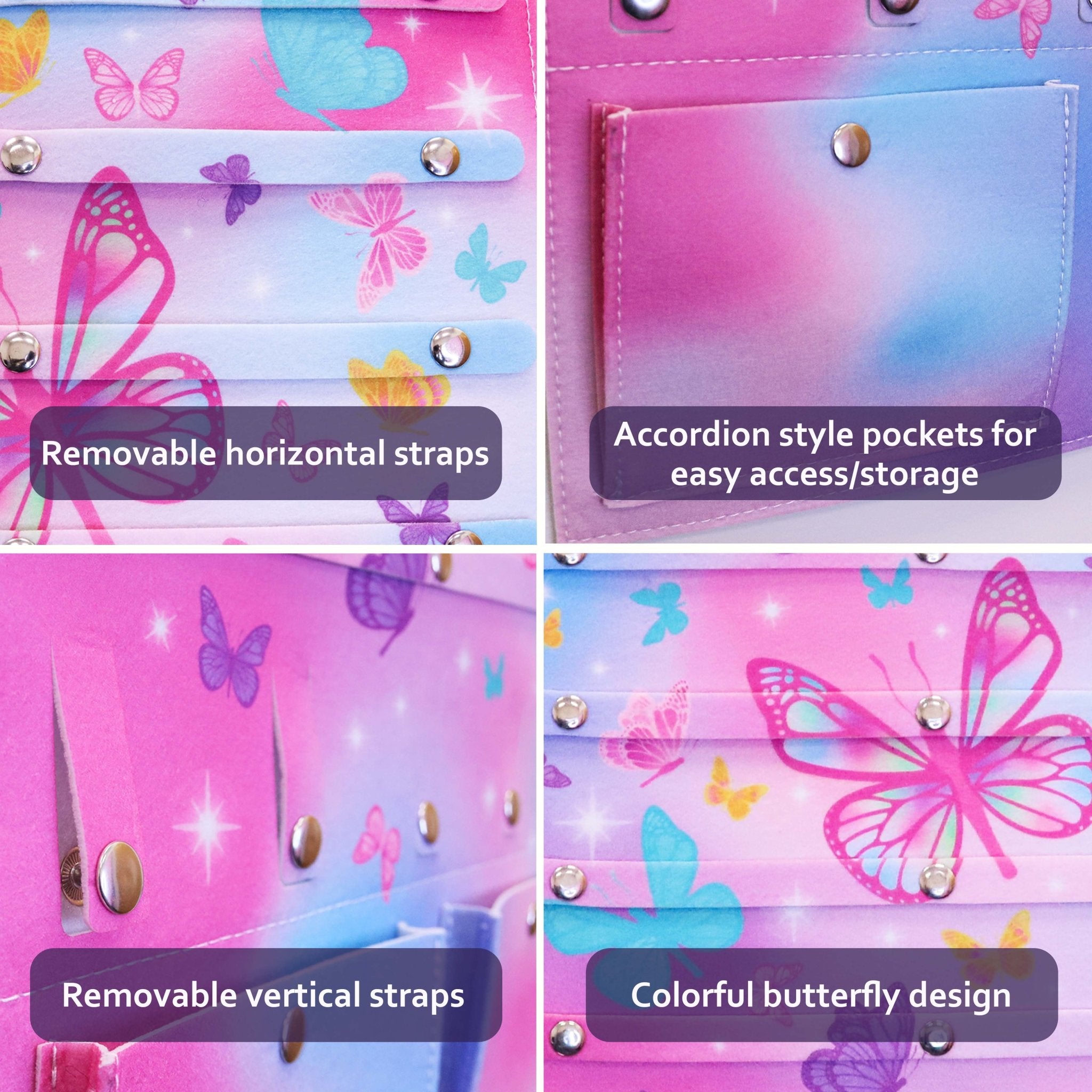 Hanging Butterfly Hair Accessories Organizer - FROG SAC
