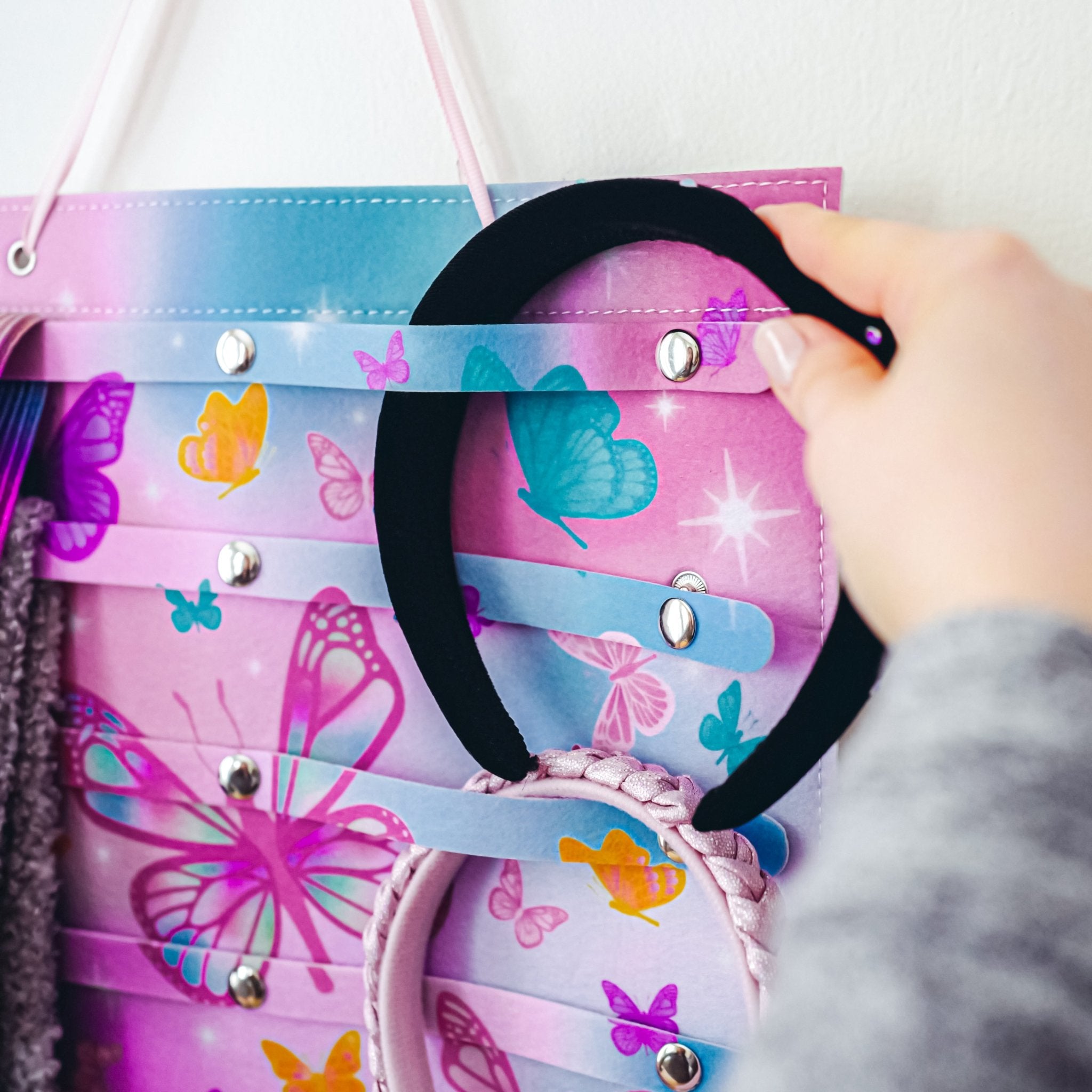 Hanging Butterfly Hair Accessories Organizer - FROG SAC