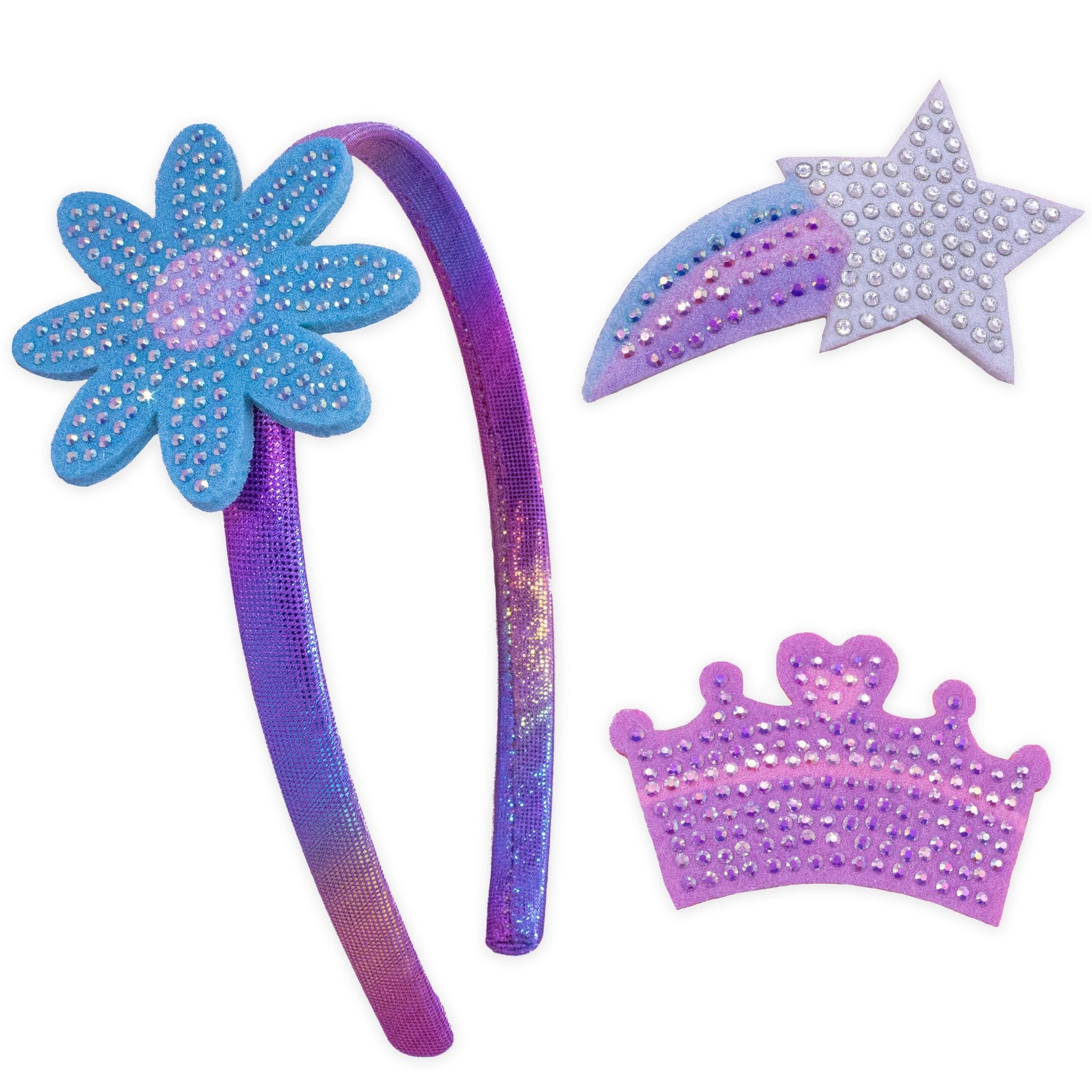 Interchangeable Charm Headband and Hair Clips - FROG SAC