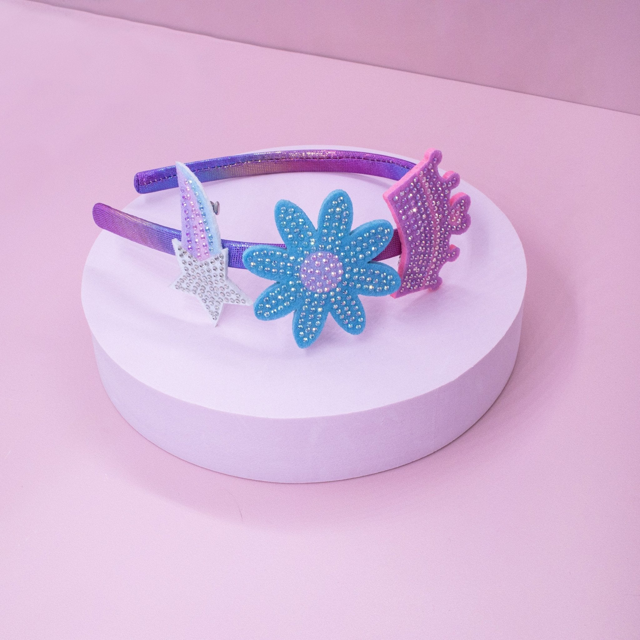 Interchangeable Charm Headband and Hair Clips - FROG SAC