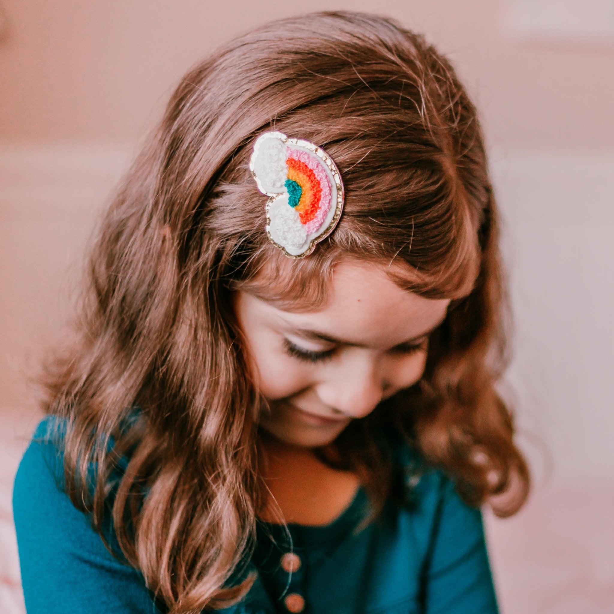 Interchangeable Rhinestone Charm Headband and Hair Clips - FROG SAC