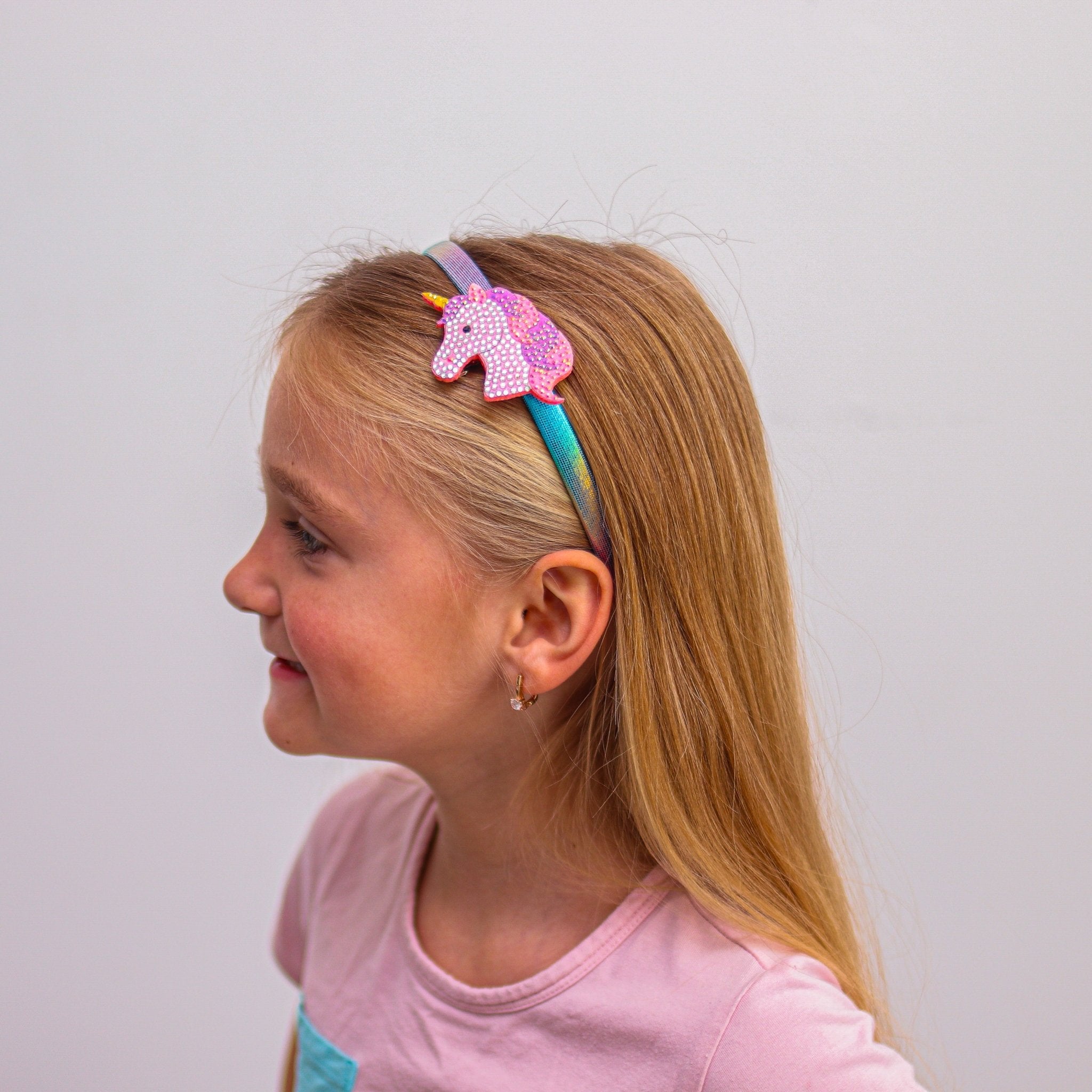 Interchangeable Rhinestone Charm Headband and Hair Clips - FROG SAC