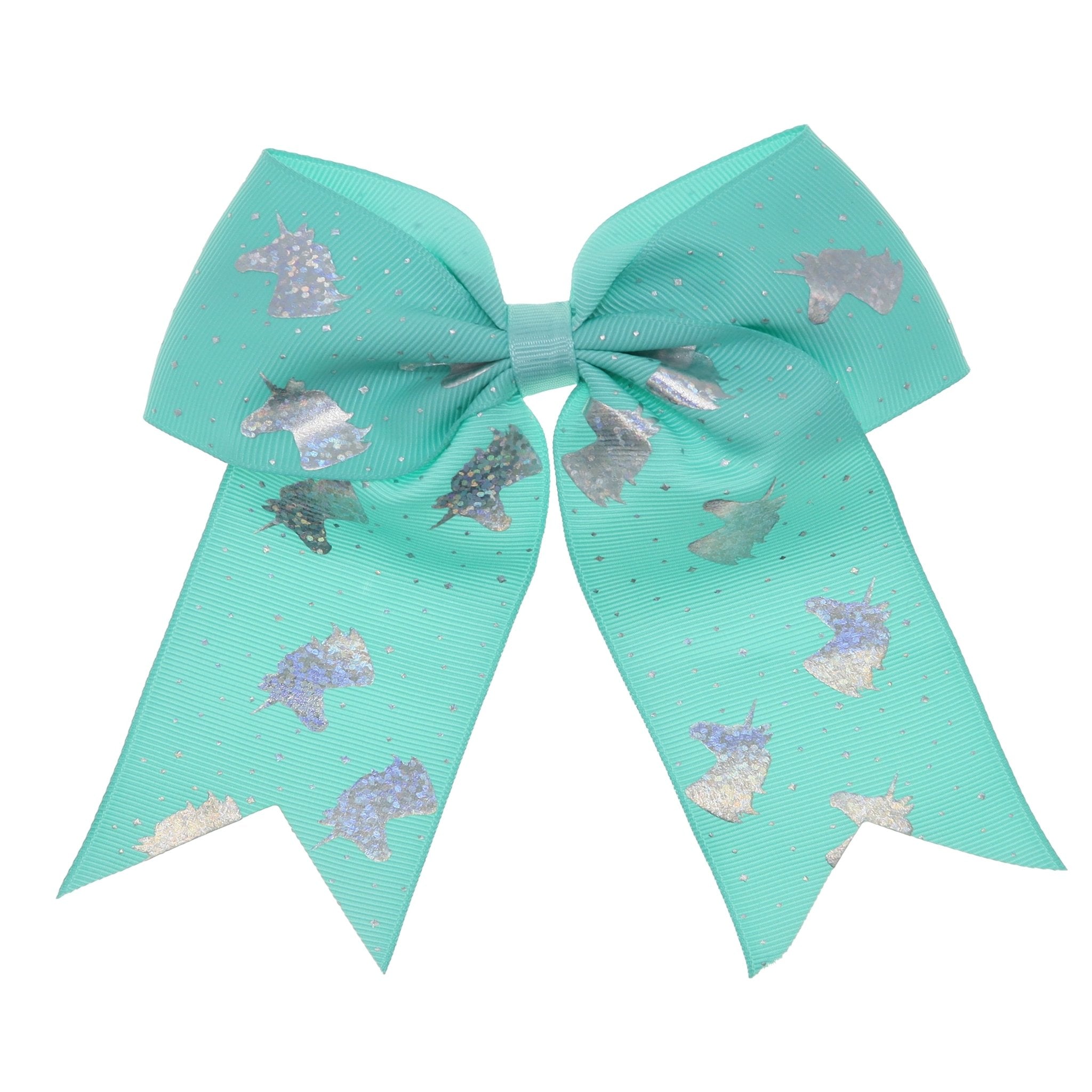 Large Unicorn Glitter Bow - FROG SAC