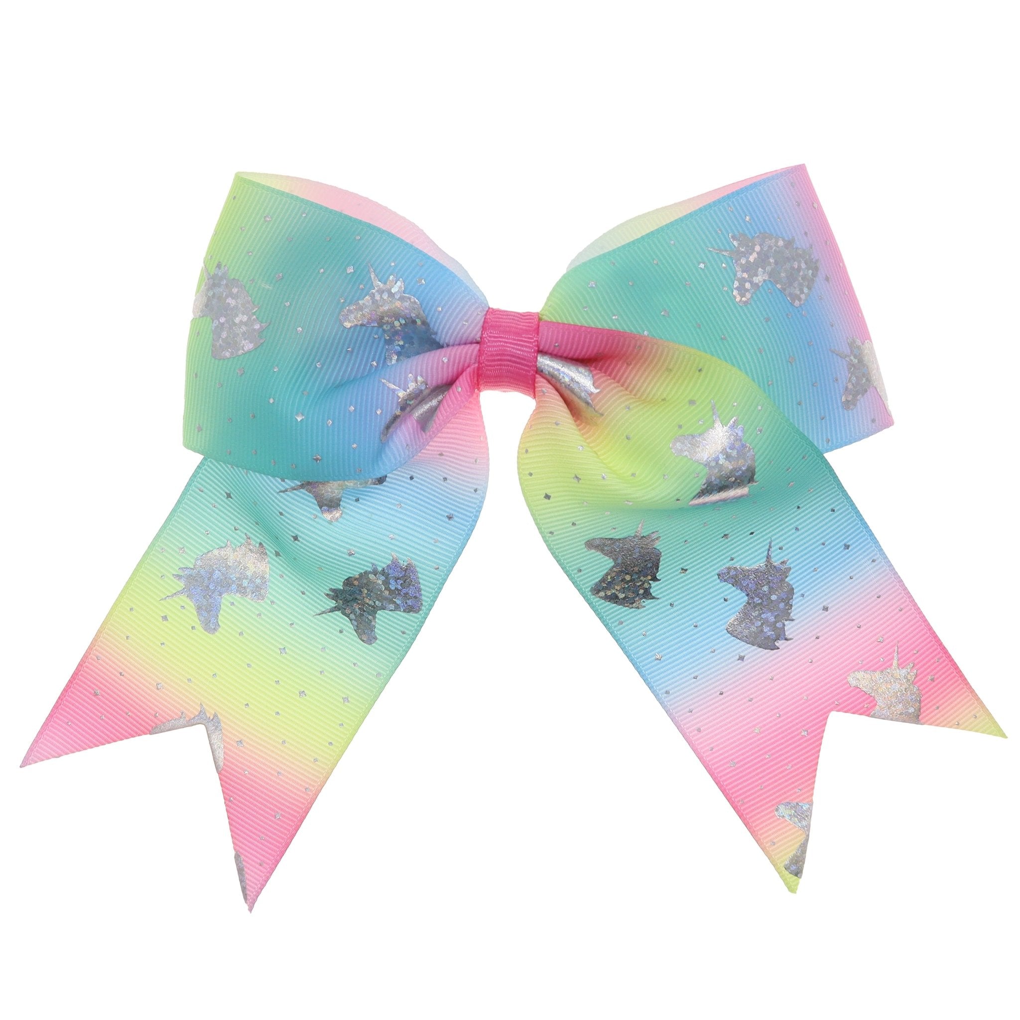 Large Unicorn Glitter Bow - FROG SAC