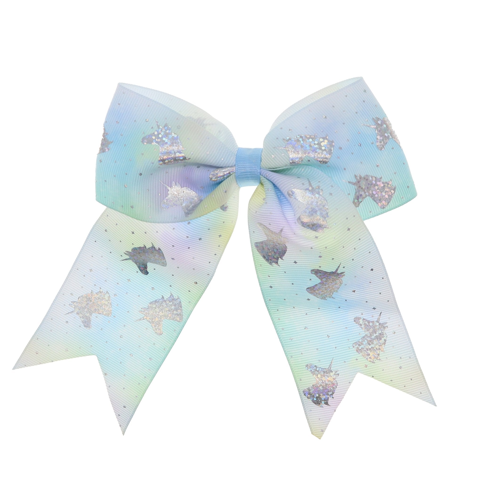 Large Unicorn Glitter Bow - FROG SAC
