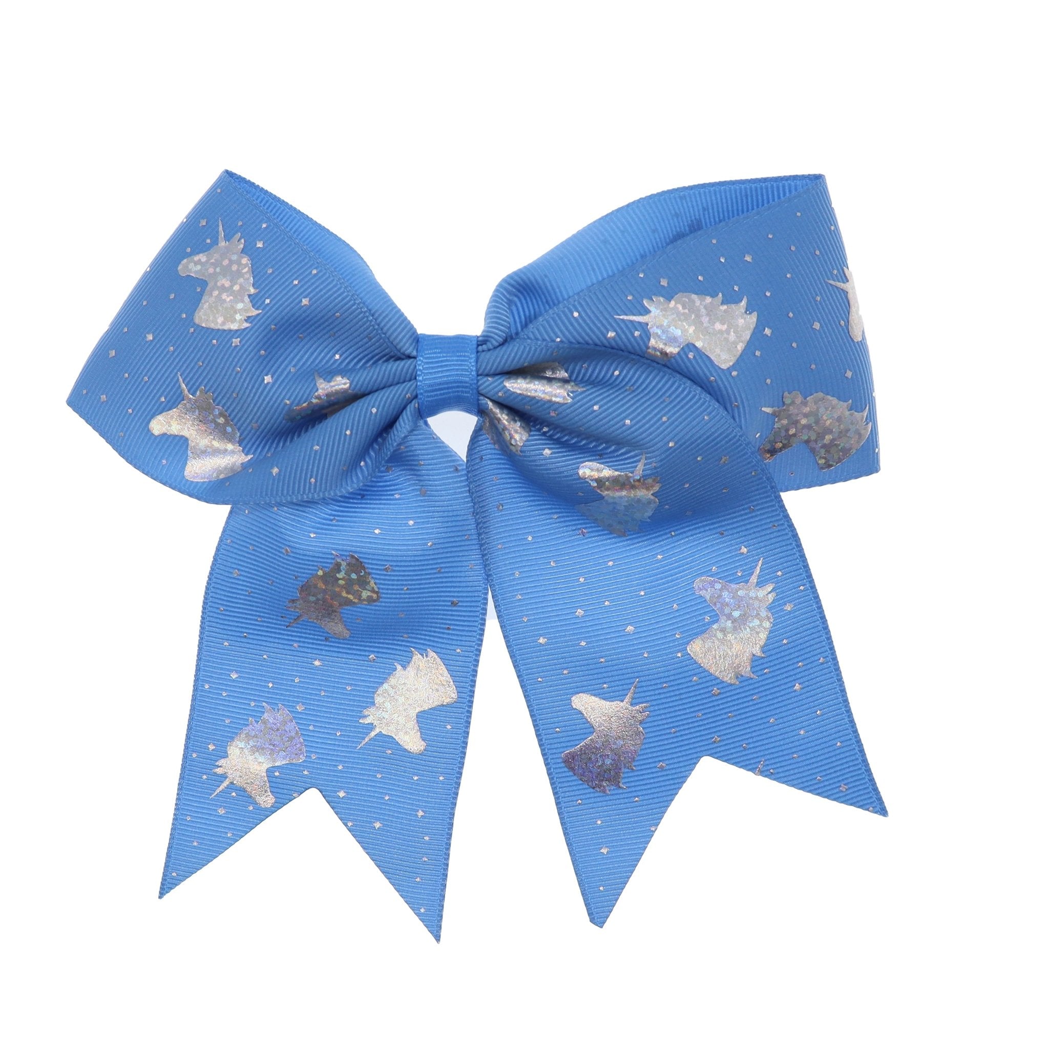 Large Unicorn Glitter Bow - FROG SAC