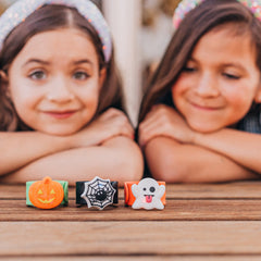 Light Up LED Halloween Slap Bracelets - 3 Pack - FROG SAC