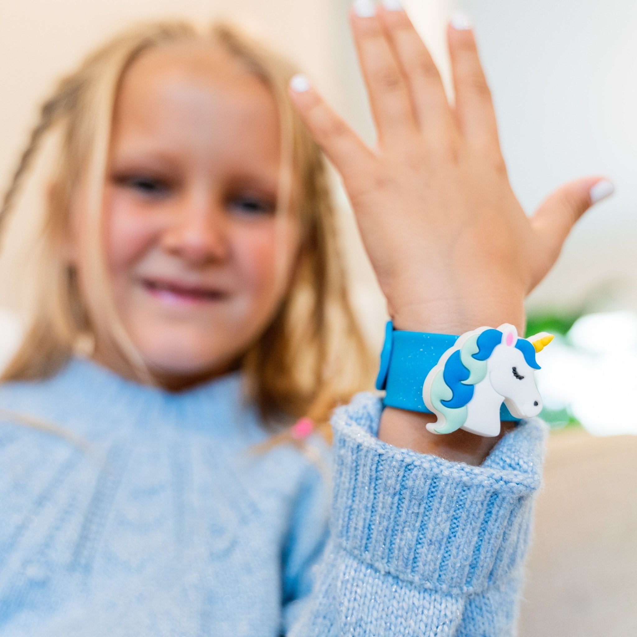 Light Up LED Unicorn Slap Bracelets - 3 Pack - FROG SAC
