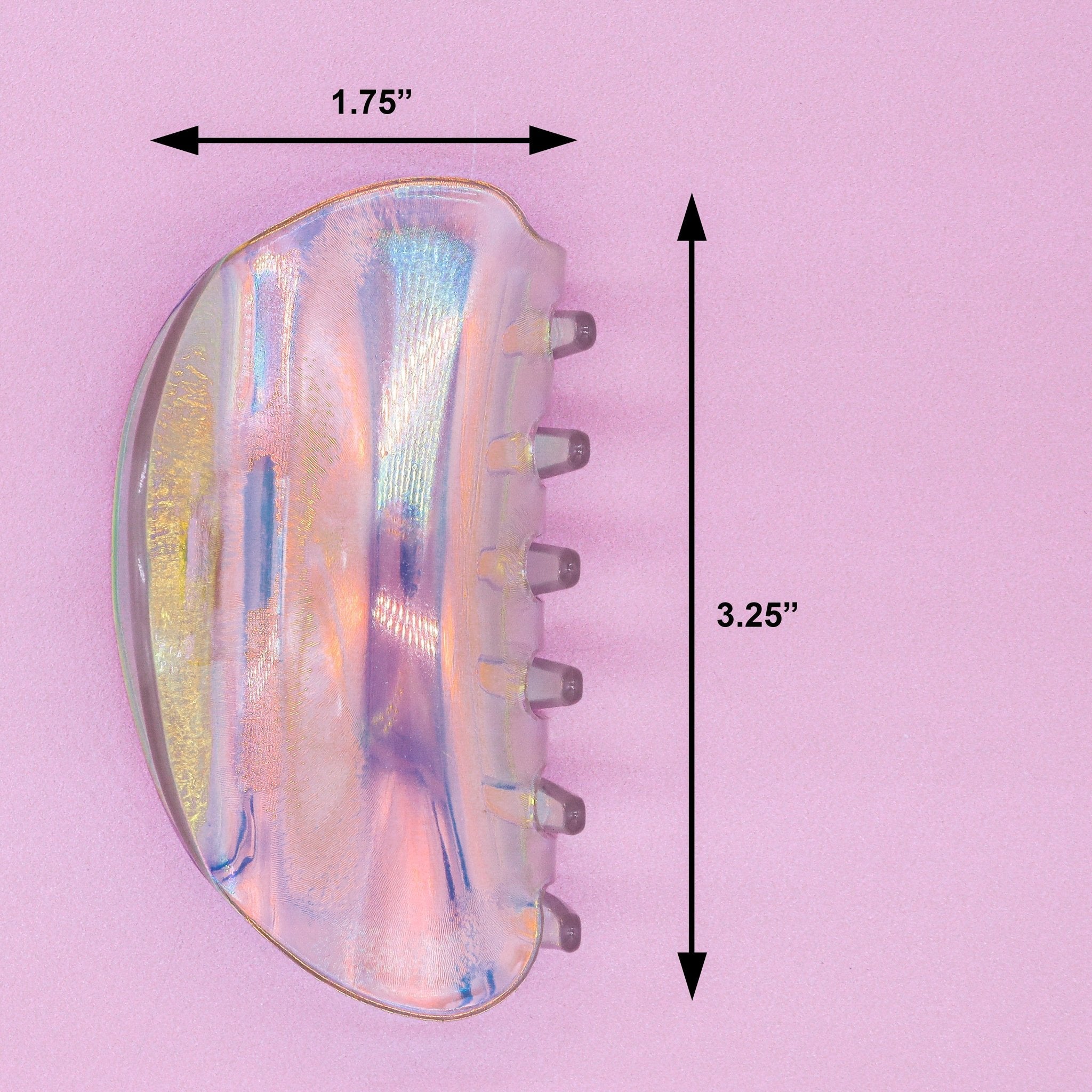 Medium Iridescent Hair Claw - FROG SAC