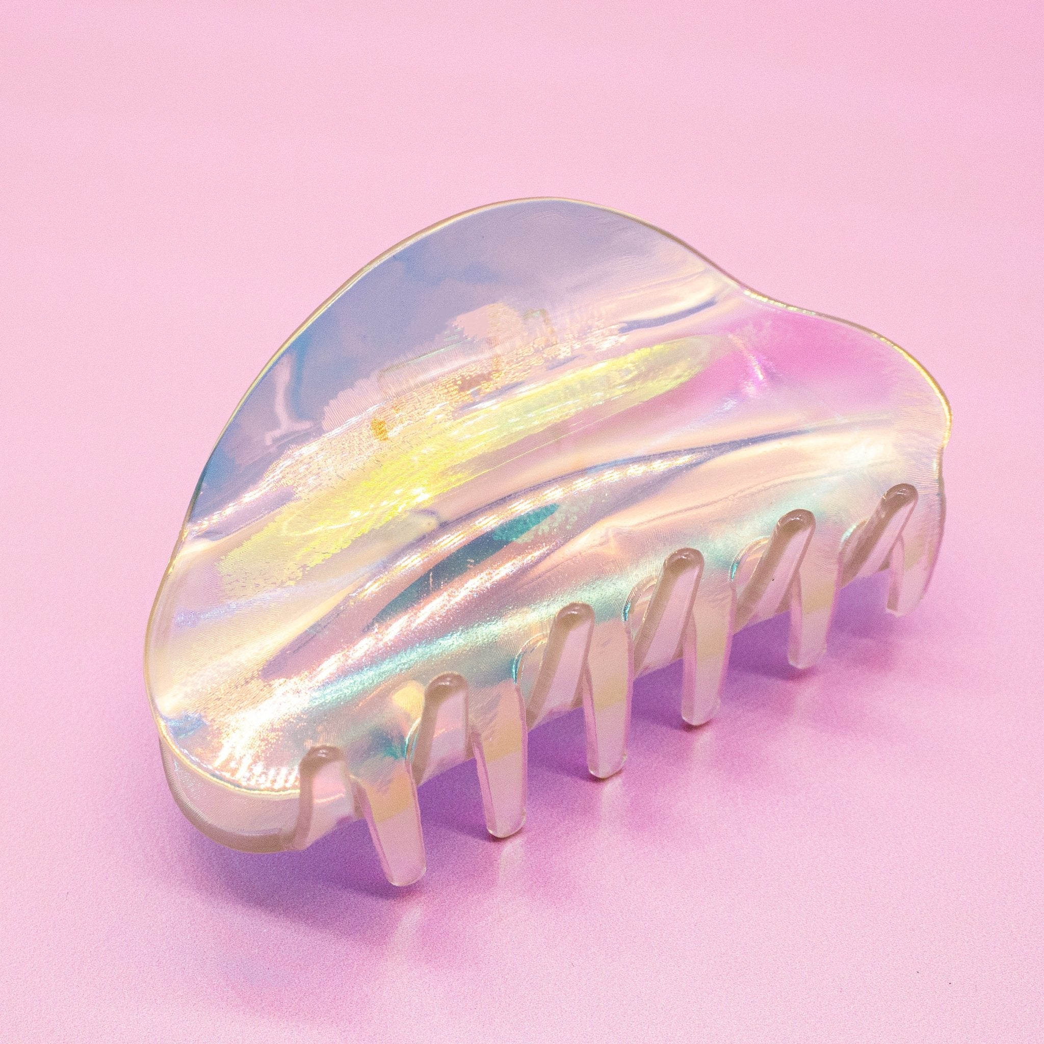 Medium Iridescent Hair Claw - FROG SAC