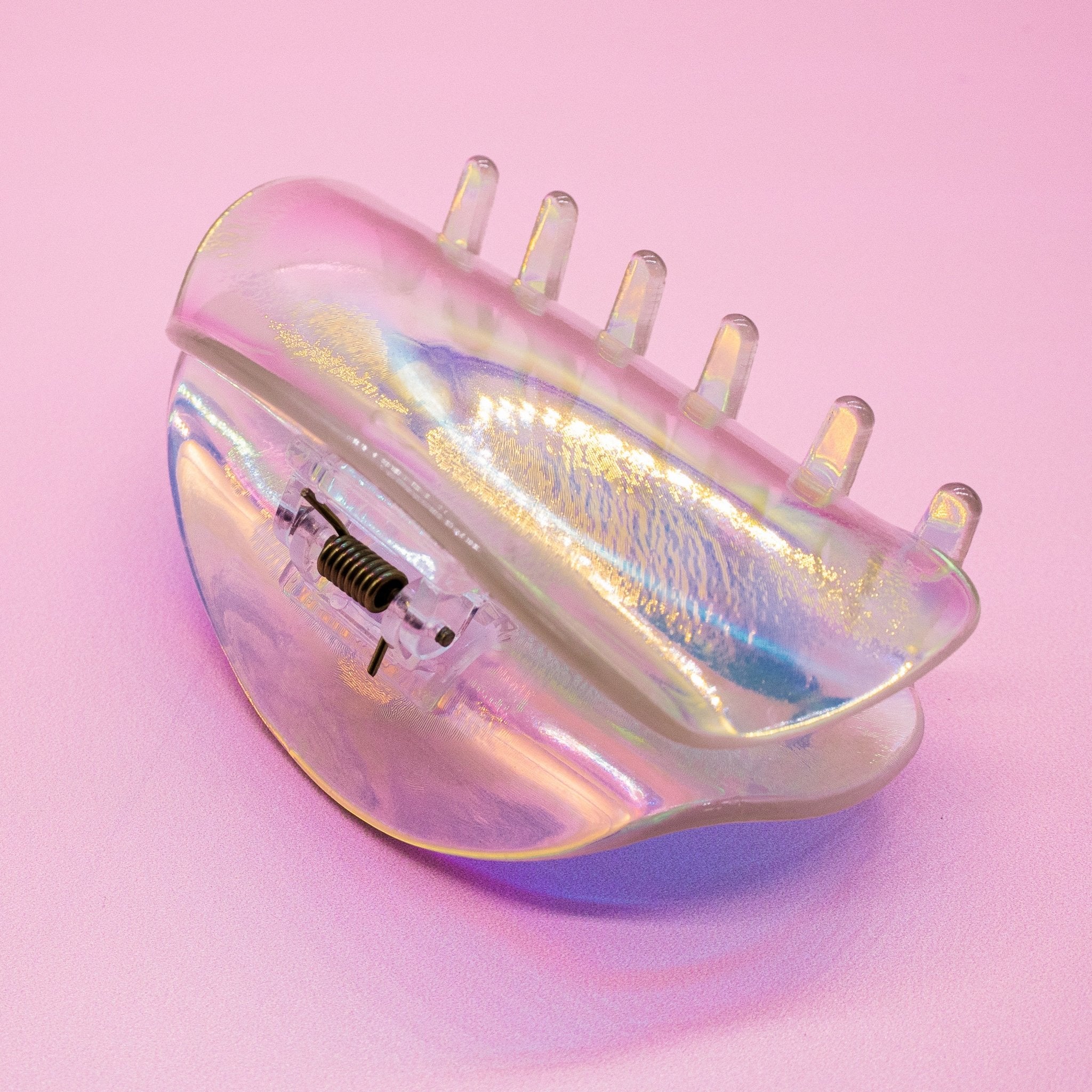 Medium Iridescent Hair Claw - FROG SAC