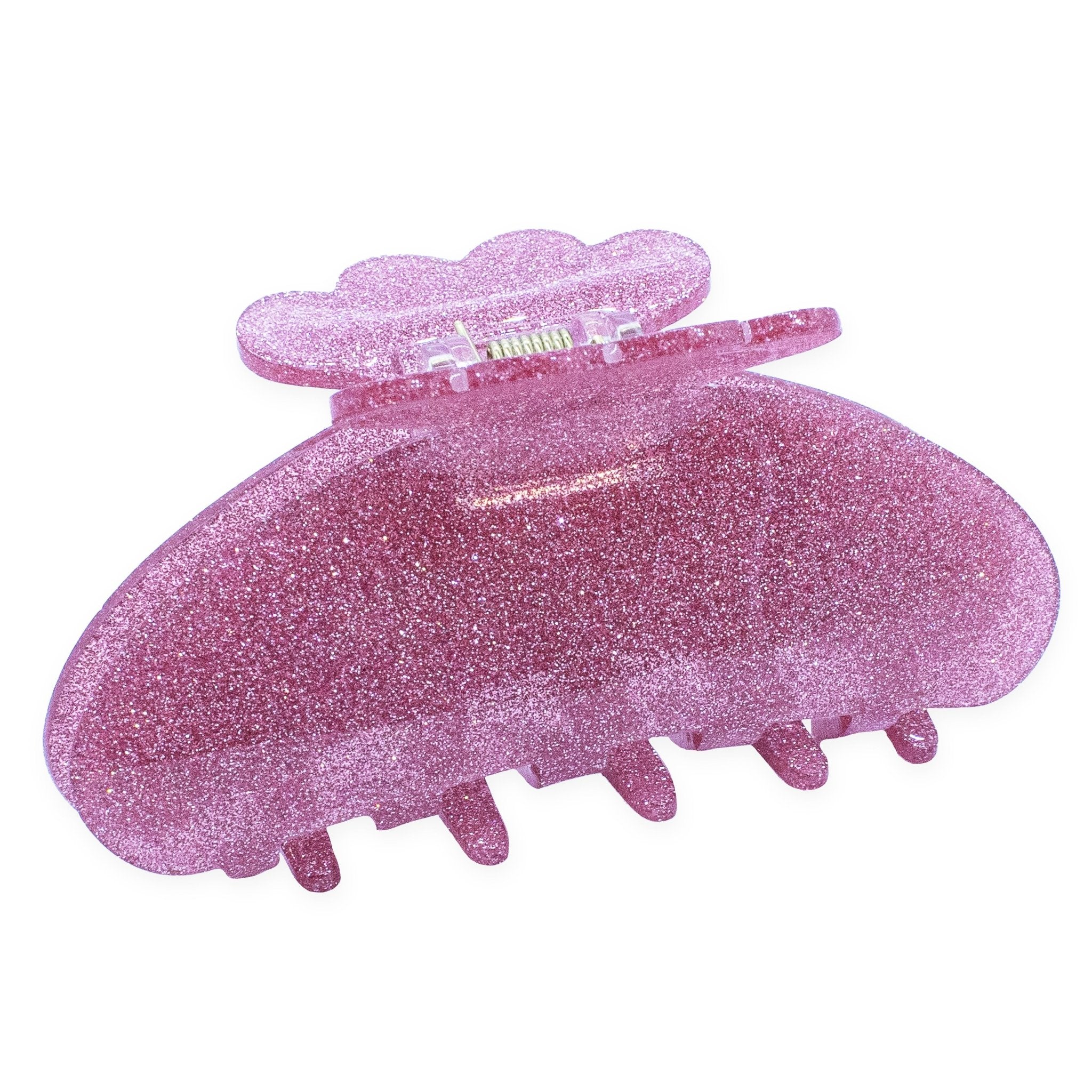 Medium Round Glitter Hair Claw - FROG SAC