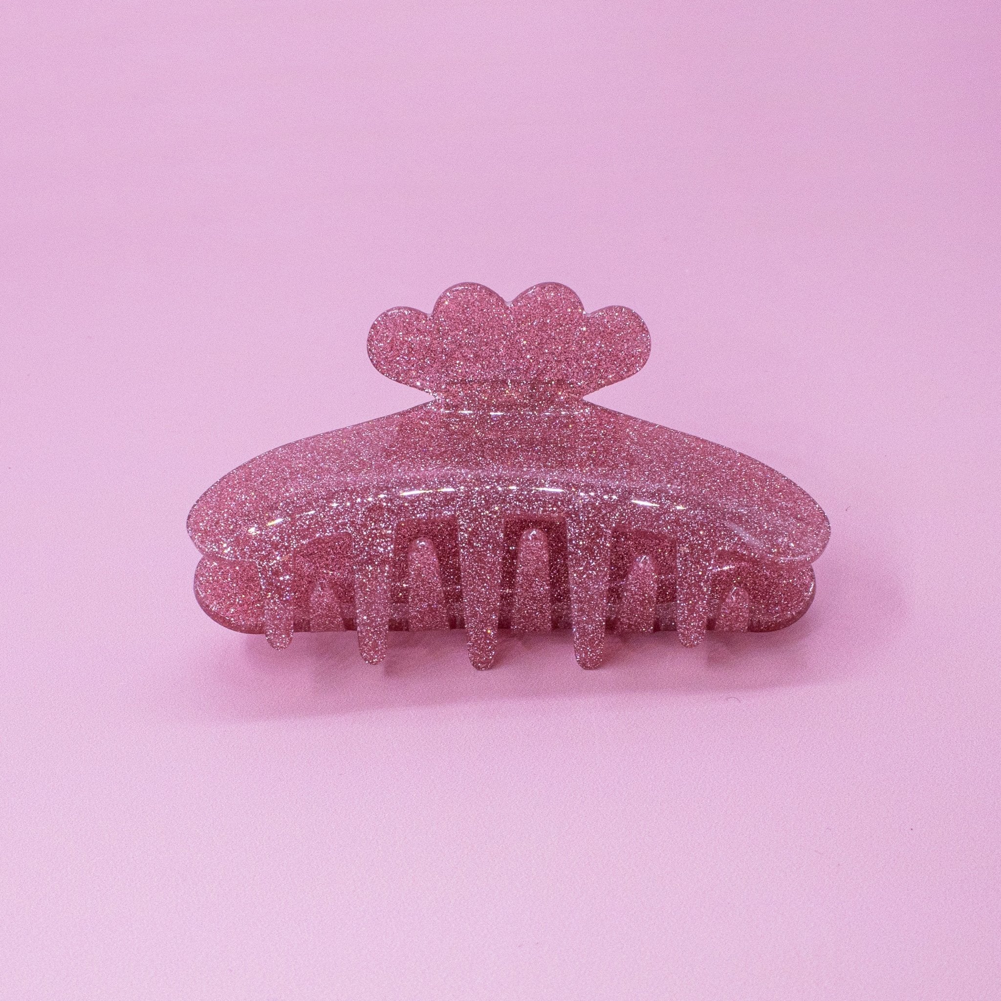 Medium Round Glitter Hair Claw Clip - FROG SAC