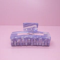 Medium Square Marble Hair Claw Clip - FROG SAC