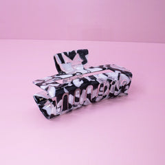 Medium Square Marble Hair Claw Clip - FROG SAC