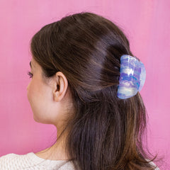 Medium Tie Dye Hair Claw - Cotton Candy - FROG SAC