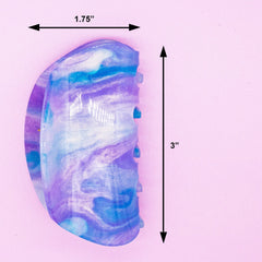 Medium Tie Dye Hair Claw - Cotton Candy - FROG SAC