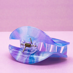 Medium Tie Dye Hair Claw - Cotton Candy - FROG SAC