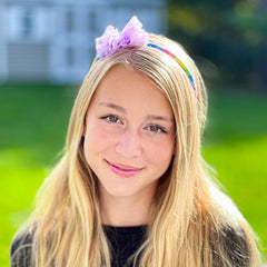 Metallic Tulle Bow Headbands - 3 Pack - FROG SAC