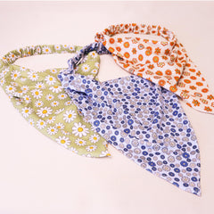 Mia Talerico - The Flower Power Set - 3 Floral Bandana Headbands - FROG SAC