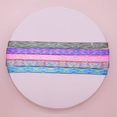 No Slip Elastic Tie Dye Sports Headbands - 5 Pack - FROG SAC