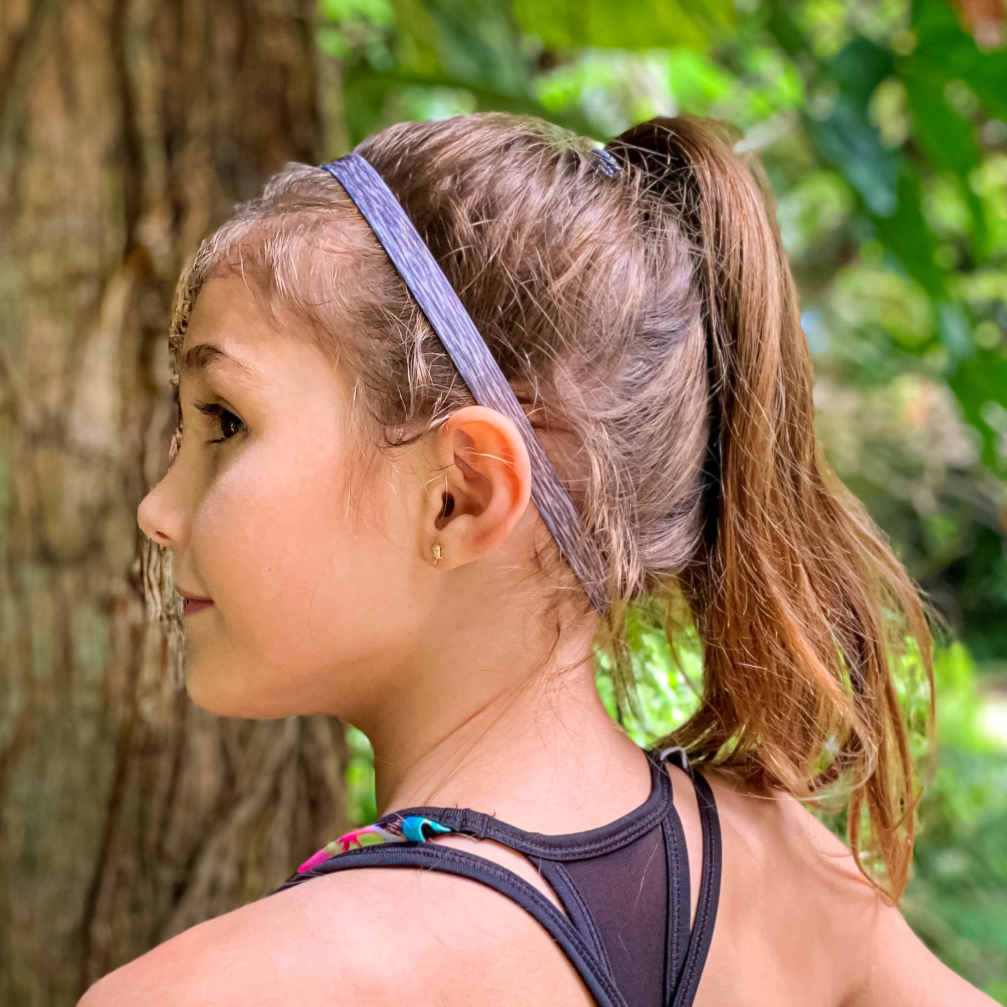 No Slip Elastic Tie Dye Sports Headbands - 5 Pack - FROG SAC