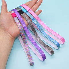 No Slip Elastic Tie Dye Sports Headbands - 5 Pack - FROG SAC