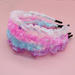 Organza Ruched Headbands - 4 Pack - FROG SAC