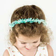 Organza Ruched Headbands - 4 Pack - FROG SAC