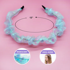 Organza Ruched Headbands - 4 Pack - FROG SAC