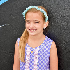 Organza Ruched Headbands - 4 Pack - FROG SAC