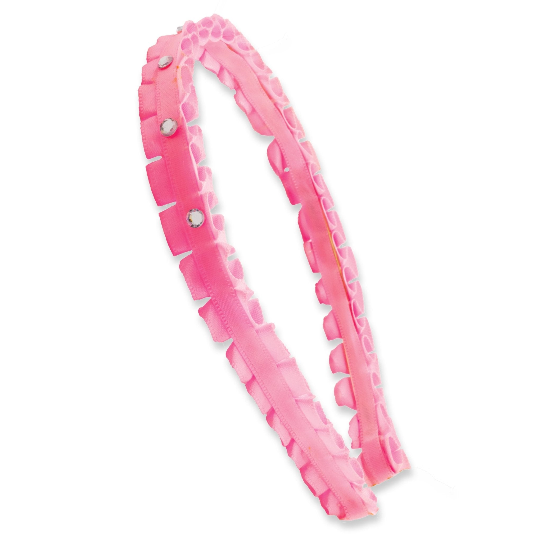Pleated Rhinestone Headband - FROG SAC