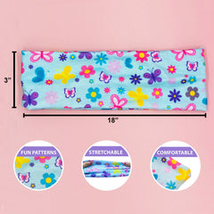 Princess Butterflies Unicorns Stretch Headbands - 3 Pack - FROG SAC