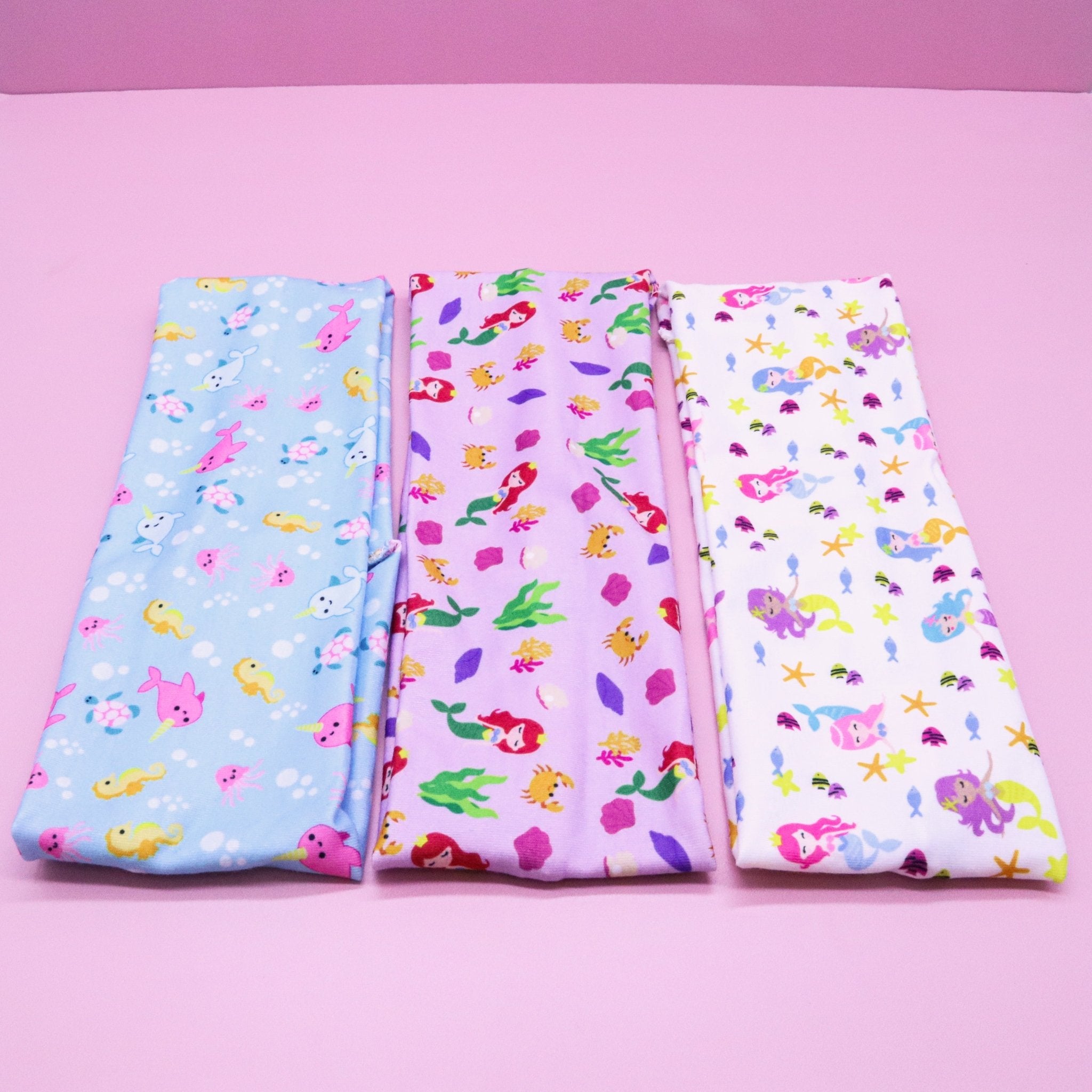 Princess Butterflies Unicorns Stretch Headbands - 3 Pack - FROG SAC