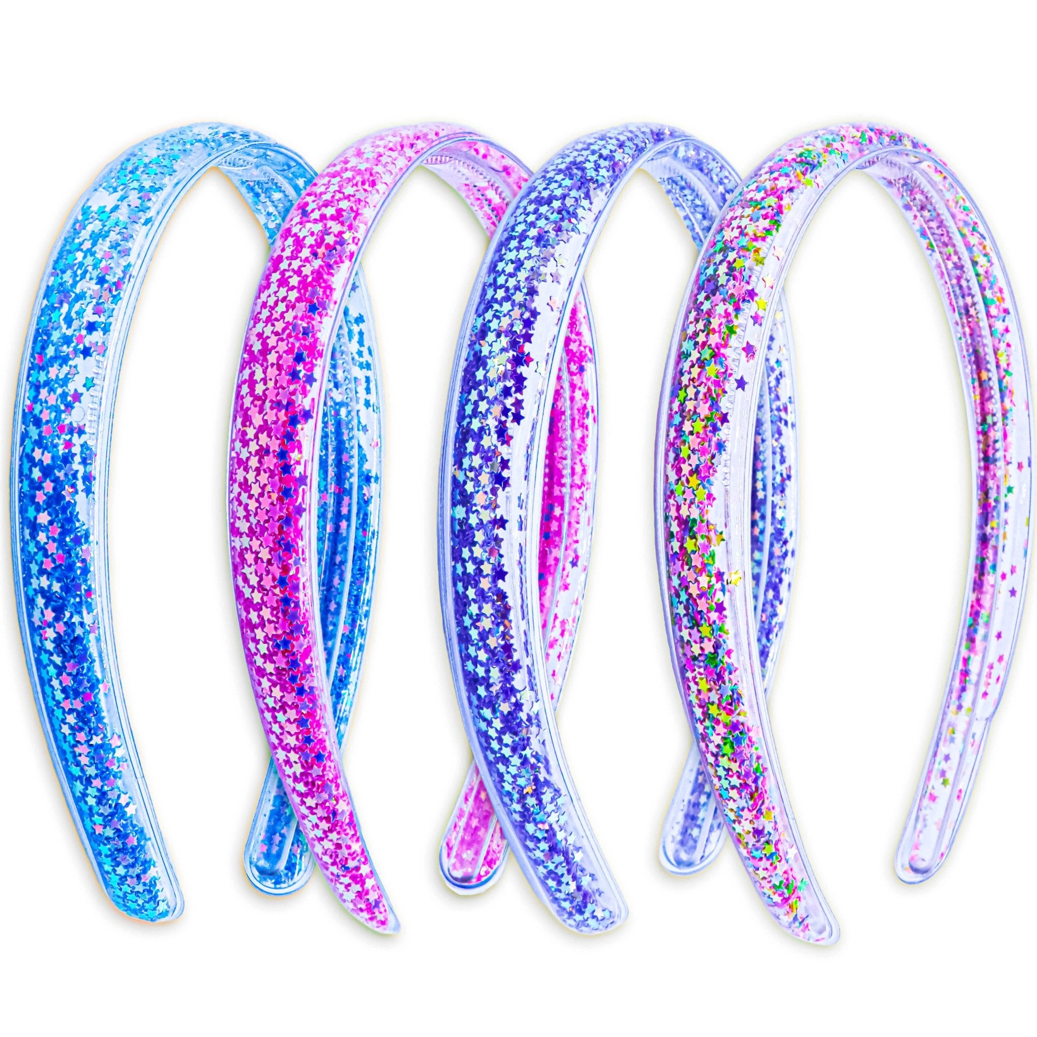 Shaker Glitter Headbands - 4 Pack - FROG SAC
