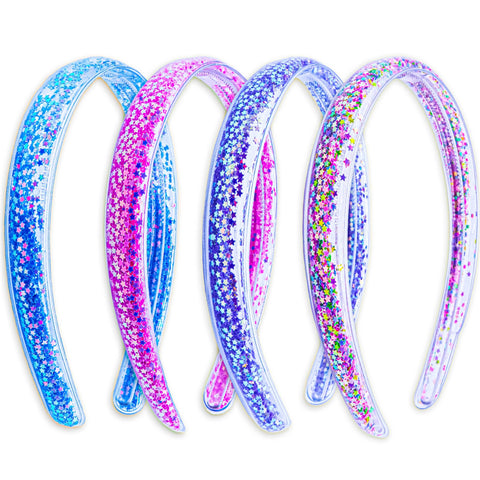 Shaker Glitter Headbands - 4 Pack - FROG SAC