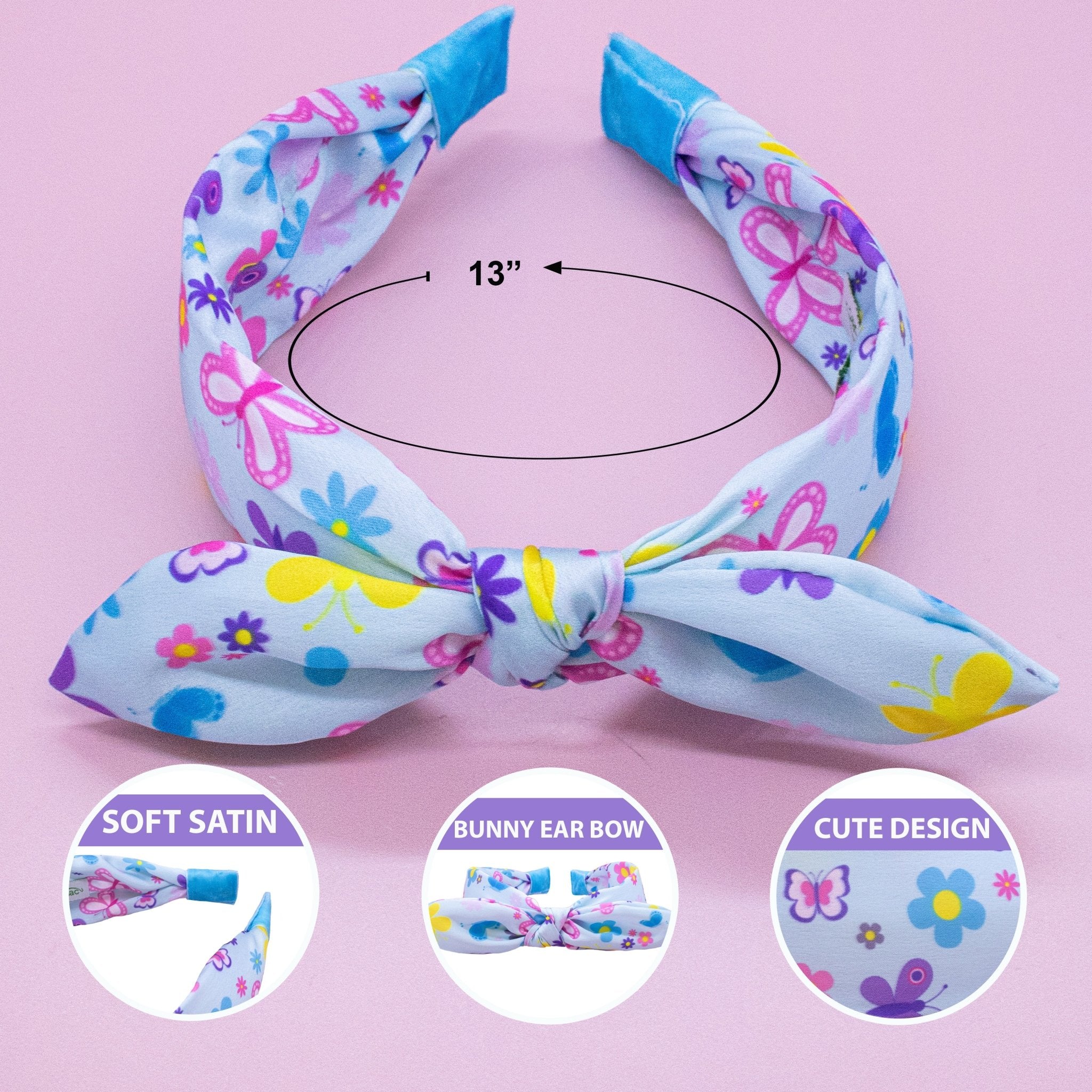 Silky Knotted Bow Headband - FROG SAC