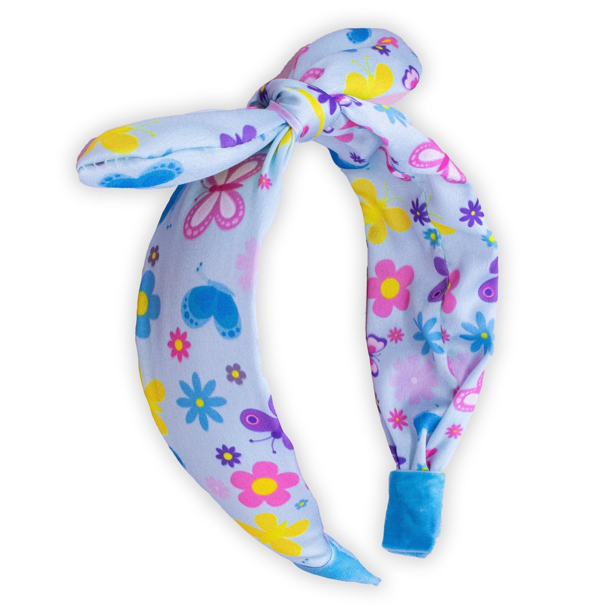 Silky Knotted Bow Headband - FROG SAC